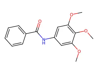 N-(3,4,5-trimethoxyphenyl)benzamide structure