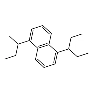 1-(Butan-2-yl)-5-(pentan-3-yl)naphthalene structure