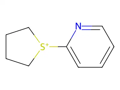 1-Pyridin-2-yltetrahydrothiophenium structure