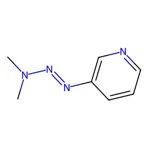 3-(3,3-Dimethyl-1-triazen-1-yl)pyridine structure