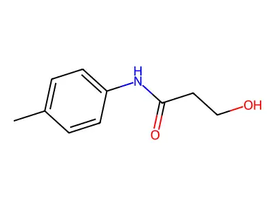 3-hydroxy-N-(4-methylphenyl)propanamide structure