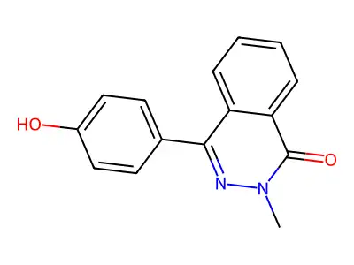 4-(4-Hydroxyphenyl)-2-methyl-1-(2H)-phthalazinone structure