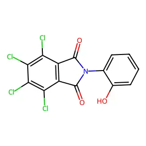 4,5,6,7-tetrachloro-2-(2-hydroxyphenyl)-1H-isoindole-1,3(2H)-dione structure