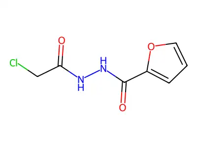 N'-(2-chloroacetyl)furan-2-carbohydrazide structure