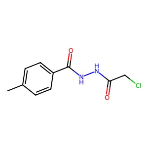 N-(2-氯乙酰基)-4-甲基苯甲酰肼 structure
