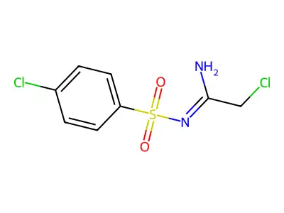 Ethanimidamide, 2-chloro-N-[(4-chlorophenyl)sulfonyl]- structure
