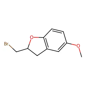 2-(Bromomethyl)-2,3-dihydro-5-methoxybenzofuran structure