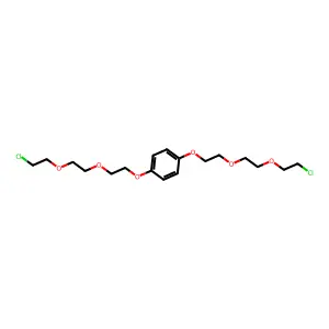 1,4-Bis[2-[2-(2-chloroethoxy)ethoxy]ethoxy]benzene structure