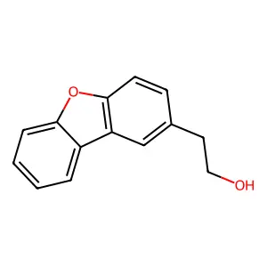 Dibenzofuran-2-ethanol structure
