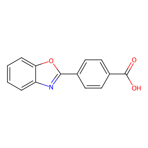 4-(1,3-Benzoxazol-2-yl)benzoic acid structure