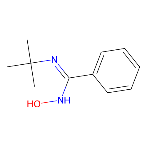 N-(tert-Butyl)-N'-hydroxybenzenecarboximidamide structure