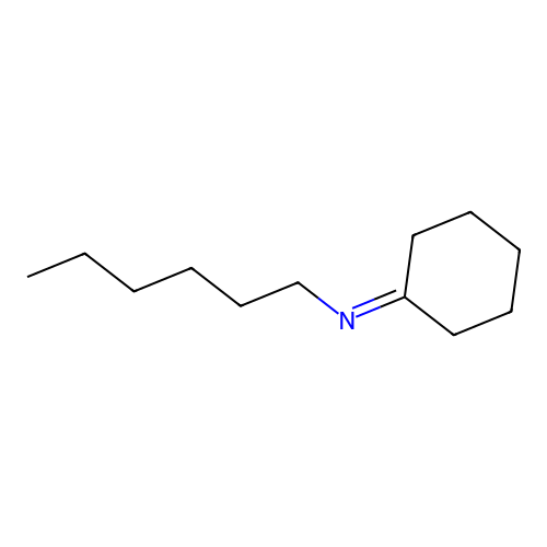 N-hexylcyclohexanimine structure