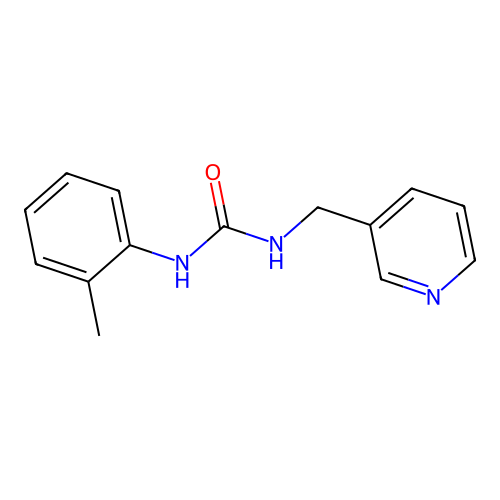 N-(2-methylphenyl)-N'-(3-pyridinylmethyl)urea structure