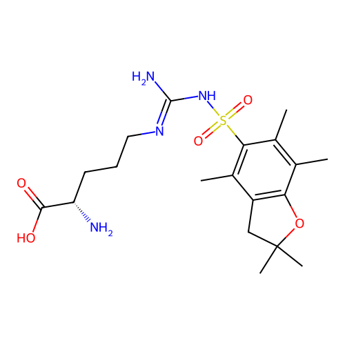 h-arg(pbf)-oh structure