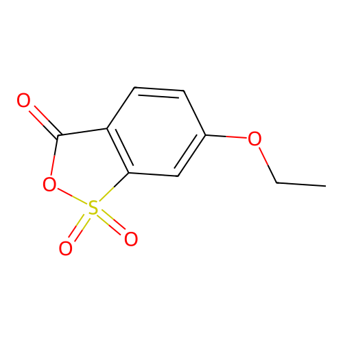 6-乙氧基-3H-2,1-苯并噻醇-3-酮1,1-二氧化物 structure