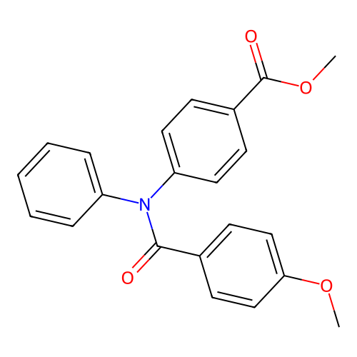 Methyl 4-(4-methoxy-N-phenylbenzamido)benzoate structure