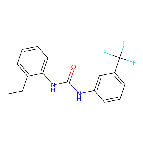 1-(2-Ethylphenyl)-3-[3-(trifluoromethyl)phenyl]urea structure