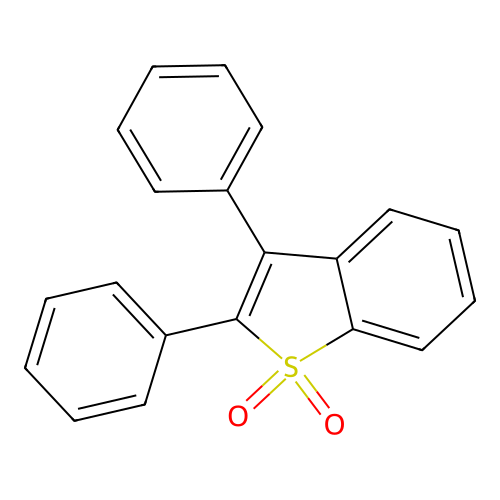 2,3-Diphenylbenzo[b]thiophene, 1,1-dioxide structure