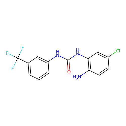 1-(2-Amino-5-chlorophenyl)-3-(3-trifluoromethylphenyl)urea structure