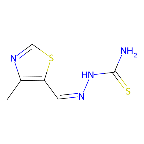 [(Z)-(4-methyl-1,3-thiazol-5-yl)methylideneamino]thiourea structure