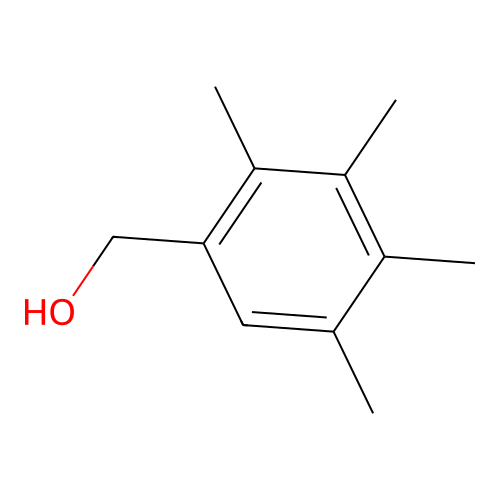 Benzenemethanol, 2,3,4,5-tetramethyl- structure