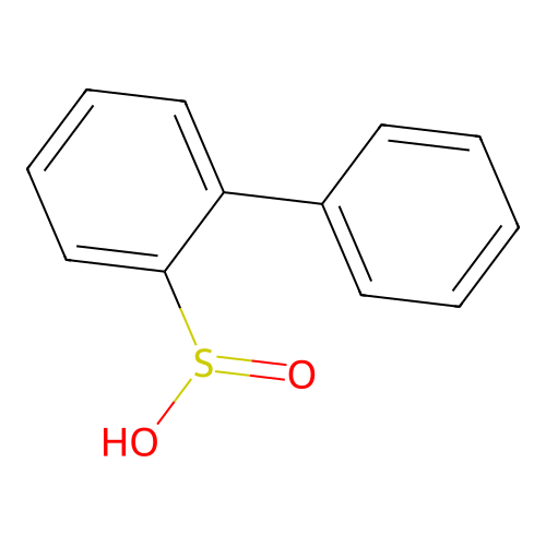 Biphenyl-2-sulfinic acid structure
