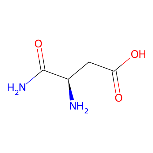 (R)-3,4-Diamino-4-oxobutanoic acid structure