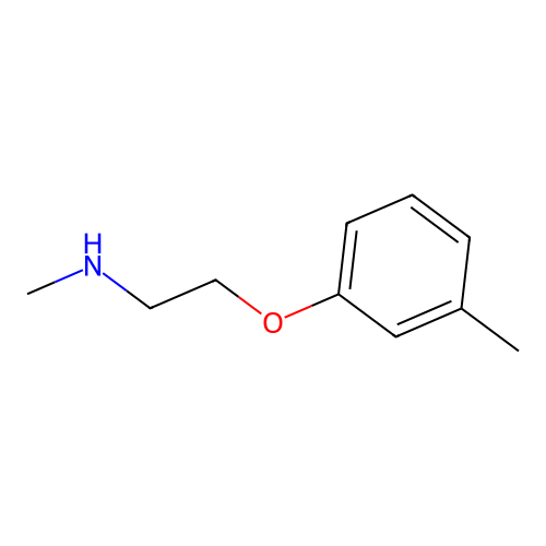 Methyl[2-(3-methylphenoxy)ethyl]amine structure