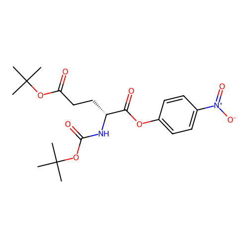 Boc-D-glu(otbu)-onp structure