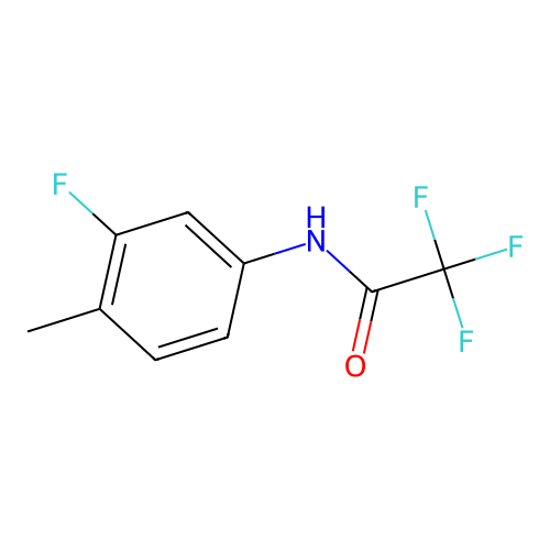 4'-Methyl-2,2,2,3'-tetrafluoroacetanilide structure