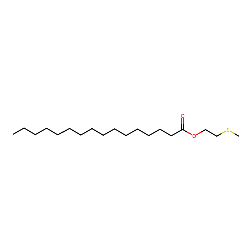 2-Methylthioethyl palmitate structure