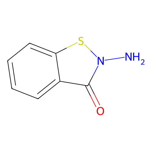1,2-Benzisothiazol-3(2H)-one, 2-amino- structure