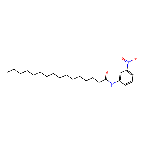 3'-Nitropalmitanilide structure