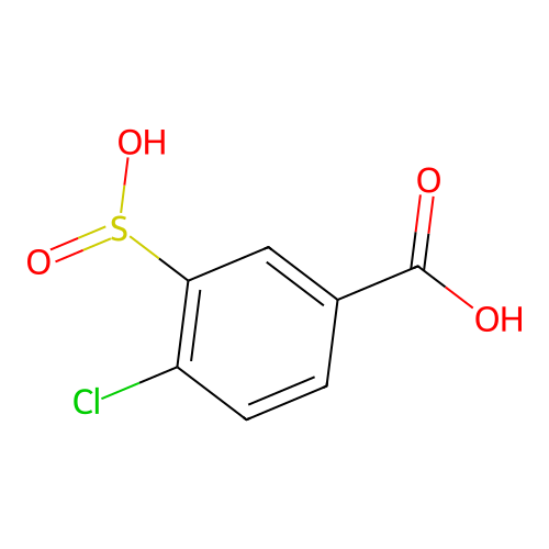 4-Chloro-3-hydroxysulfinylbenzoic acid structure
