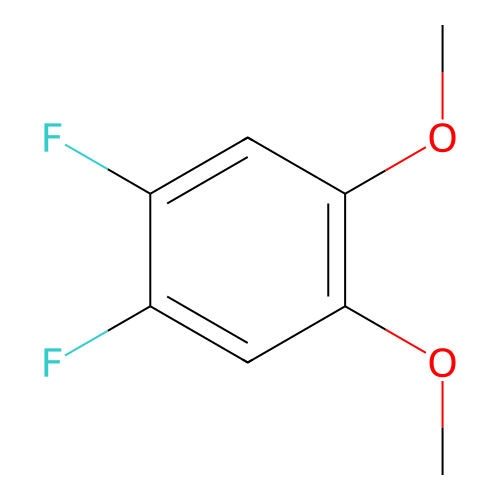 1,2-Difluoro-4,5-dimethoxybenzene structure