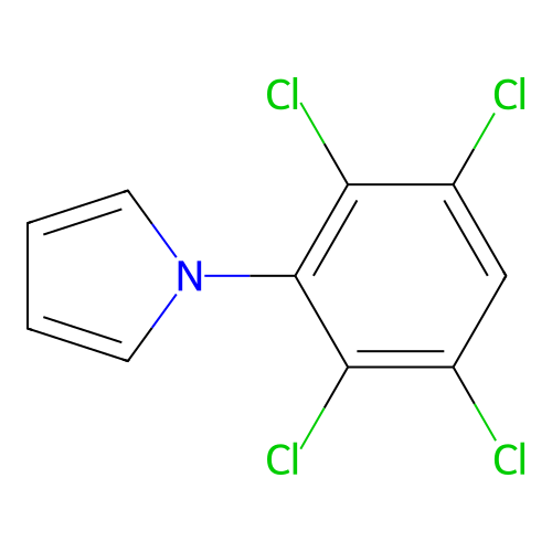 1-(2,3,5,6-Tetrachlorophenyl)pyrrole structure
