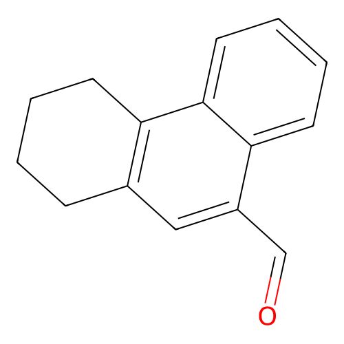 1,2,3,4-Tetrahydro-9-phenanthrenecarboxaldehyde structure