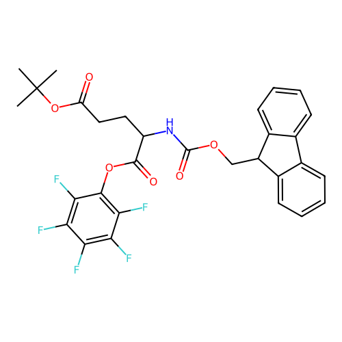 Fmoc-Glu(OtBu)-OPfp structure