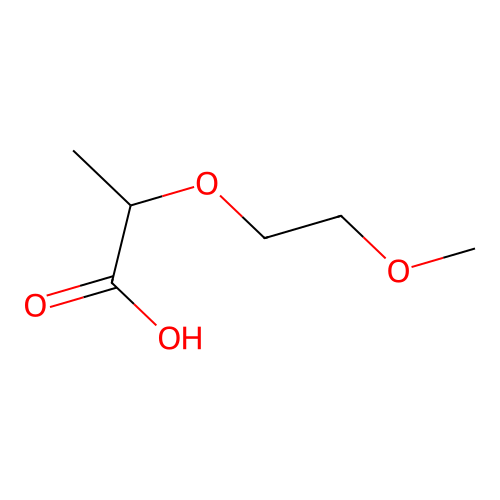 2-(2-methoxyethoxy)propanoic Acid structure
