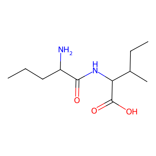 L-Norvalyl-L-isoleucine structure
