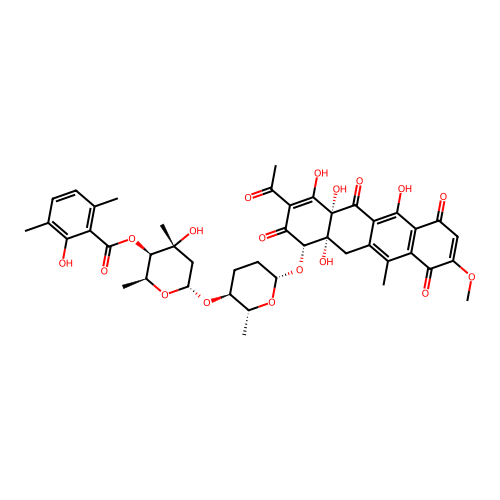 Polyketomycin structure