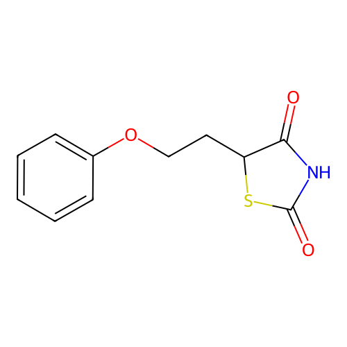 5-(2-Phenoxyethyl)thiazolidine-2,4-dione structure