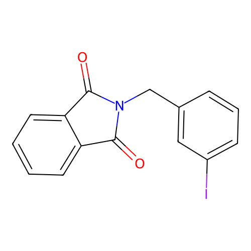 N-(3-碘苄基)邻苯二甲酰亚胺 structure