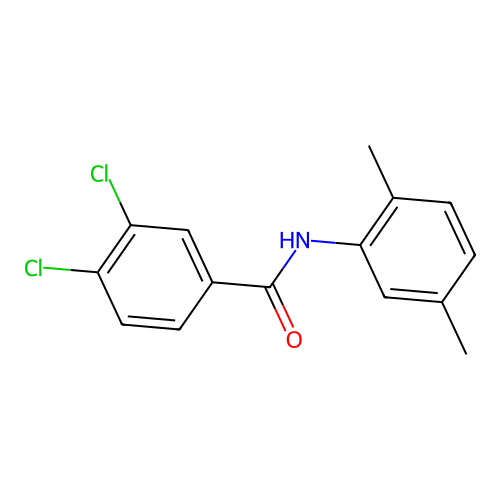 3,4-dichloro-N-(2,5-dimethylphenyl)benzamide structure