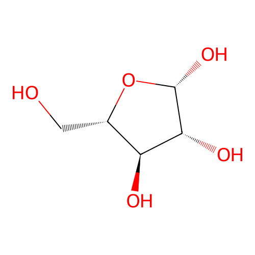 beta-L-arabinofuranose structure