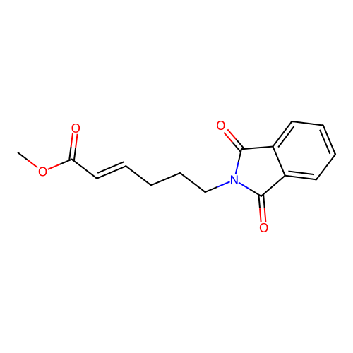 methyl (E)-6-(1,3-dioxoisoindol-2-yl)hex-2-enoate structure