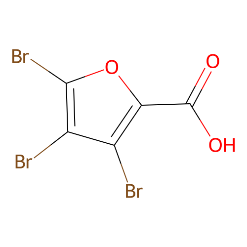 3,4,5-Tribromo-2-furoic acid structure