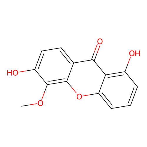 Buchanaxanthone structure
