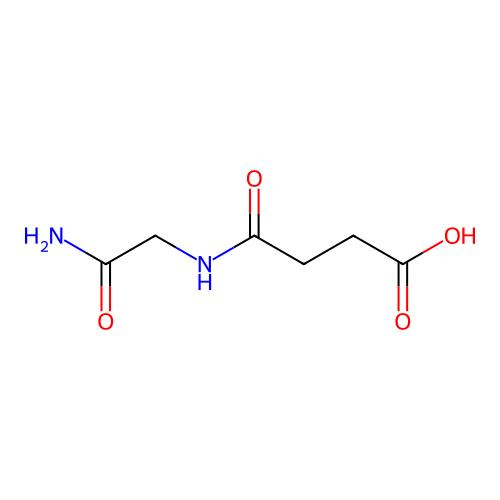 Suc-gly-NH2 structure