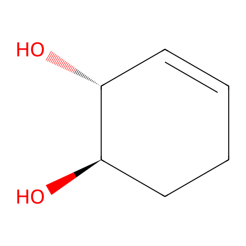 (1R,2R)-cyclohex-3-ene-1,2-diol structure